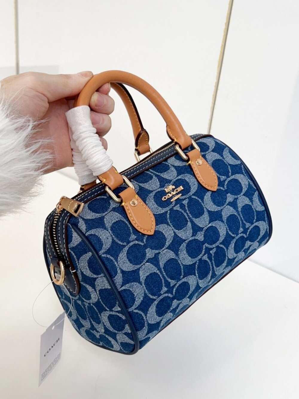 Coach small denim bag - Picture 3 of 8
